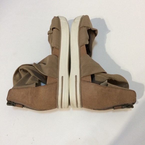 Eileen Fisher Zanya Mesh Knot Wedge Sandals - Picture 9 of 16